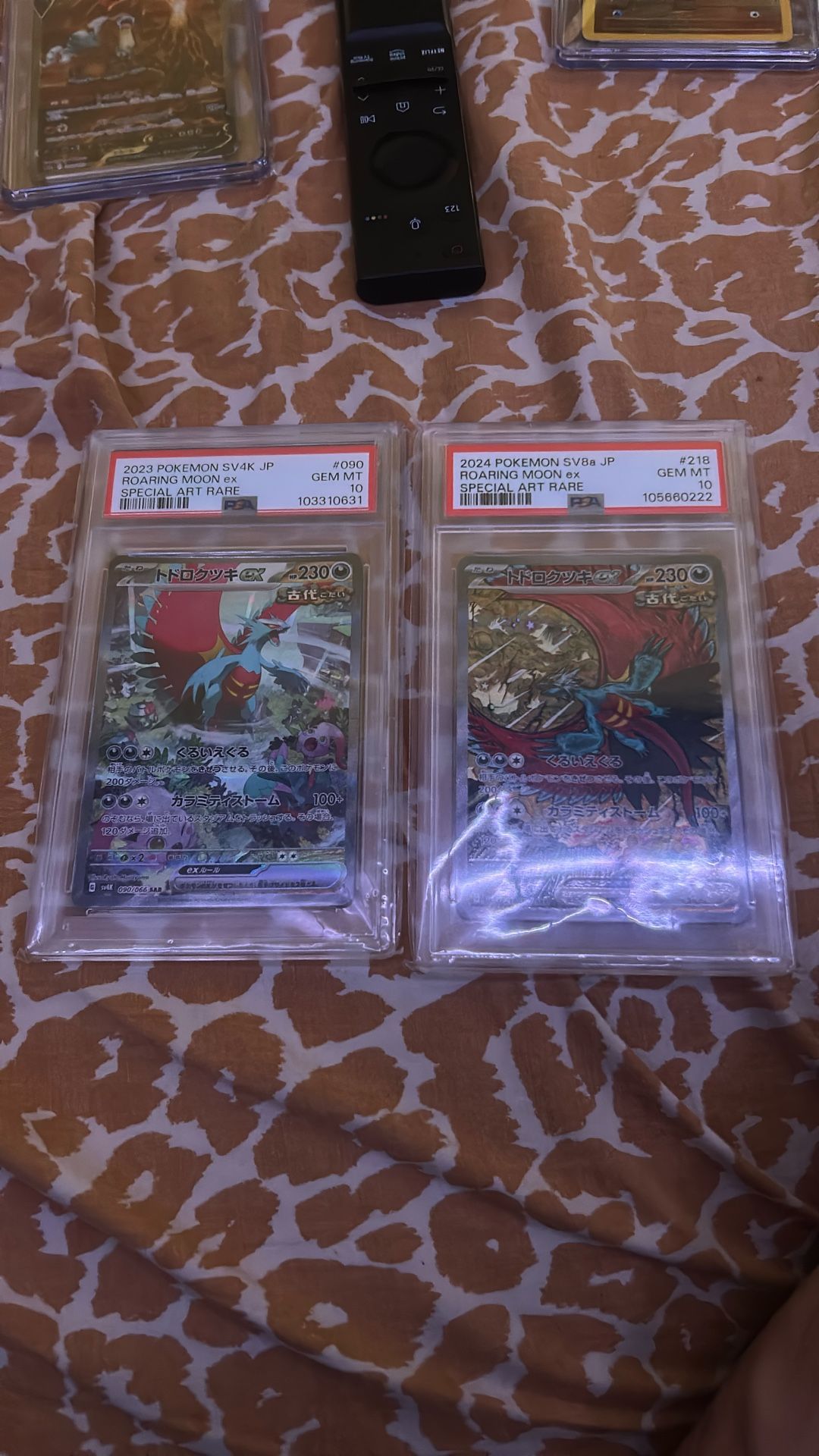 PSA 10 Roaring Moon Terastal And Sv4k
