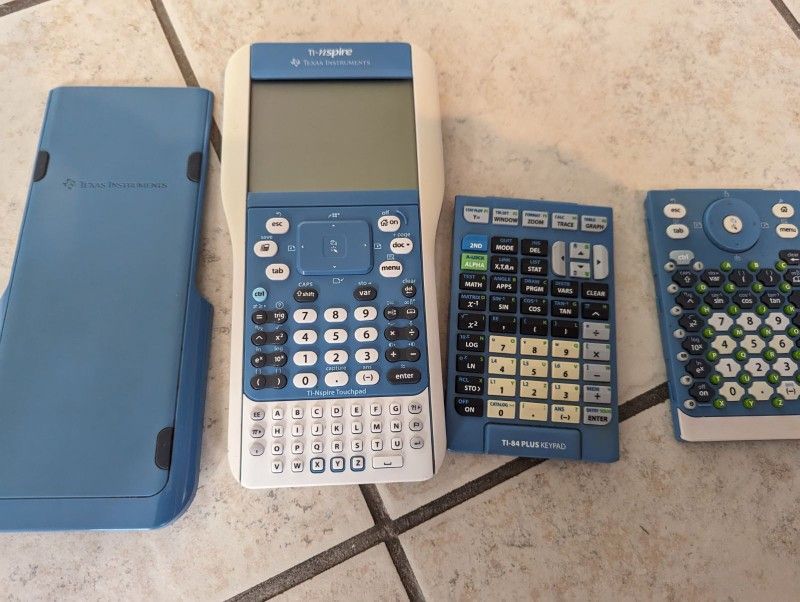 TI-Nspire Full Function Graphing Calculator With Three Keyboards