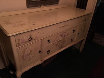 Antique Cabinet professionally painted