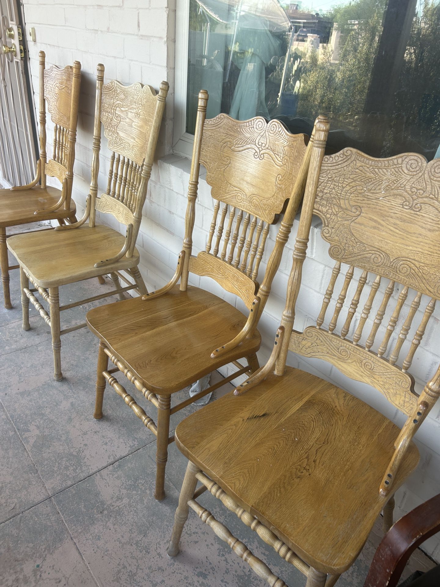 Wooden Chairs $40