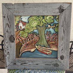 Female Folk Artist Bailey Jack Painting 