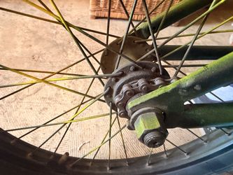 Vintage Bicycle Rear Wheel with Hub