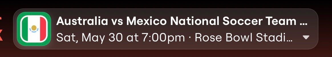 México vs Australia