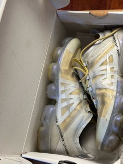 Nike VaporMax White/Gold Size US 10