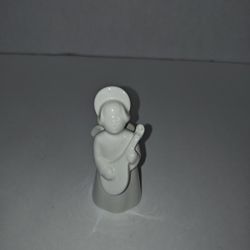 Vintage Royal Copenhagen Christmas Choir Angel Figurine Playing Guitar Denmark