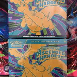 LOT OF 4 - Pokemon TCG: Ascended Heroes Elite Trainer Box