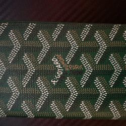 Green Goyard Wallet