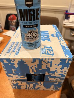 MRE Whole Food Protein 40g Protein Lactose Free 12pack