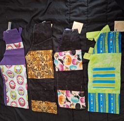 Kids Handmade double-sided aprons