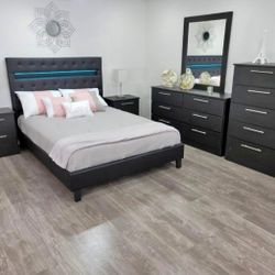 KING SIZE  BEDROOM SET  // JUEGO DE DORMITORIO  