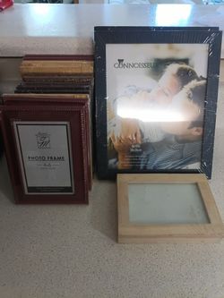 Mixed Photo Frame Lot – Various Sizes