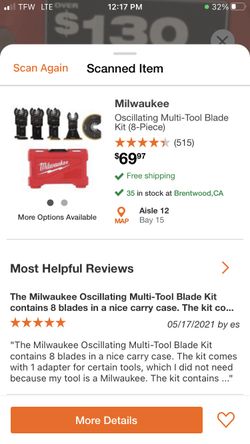 Milwaukee Oscillating Multi-Tool Blade Kit (8-Piece)