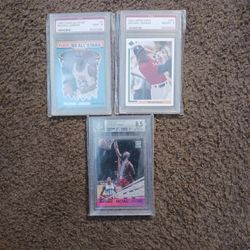 3 Graded Michael Jordan Card's 