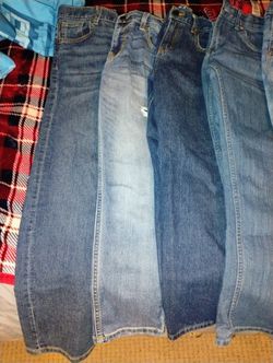 Boys jeans, Size 12R- 9 Pairs