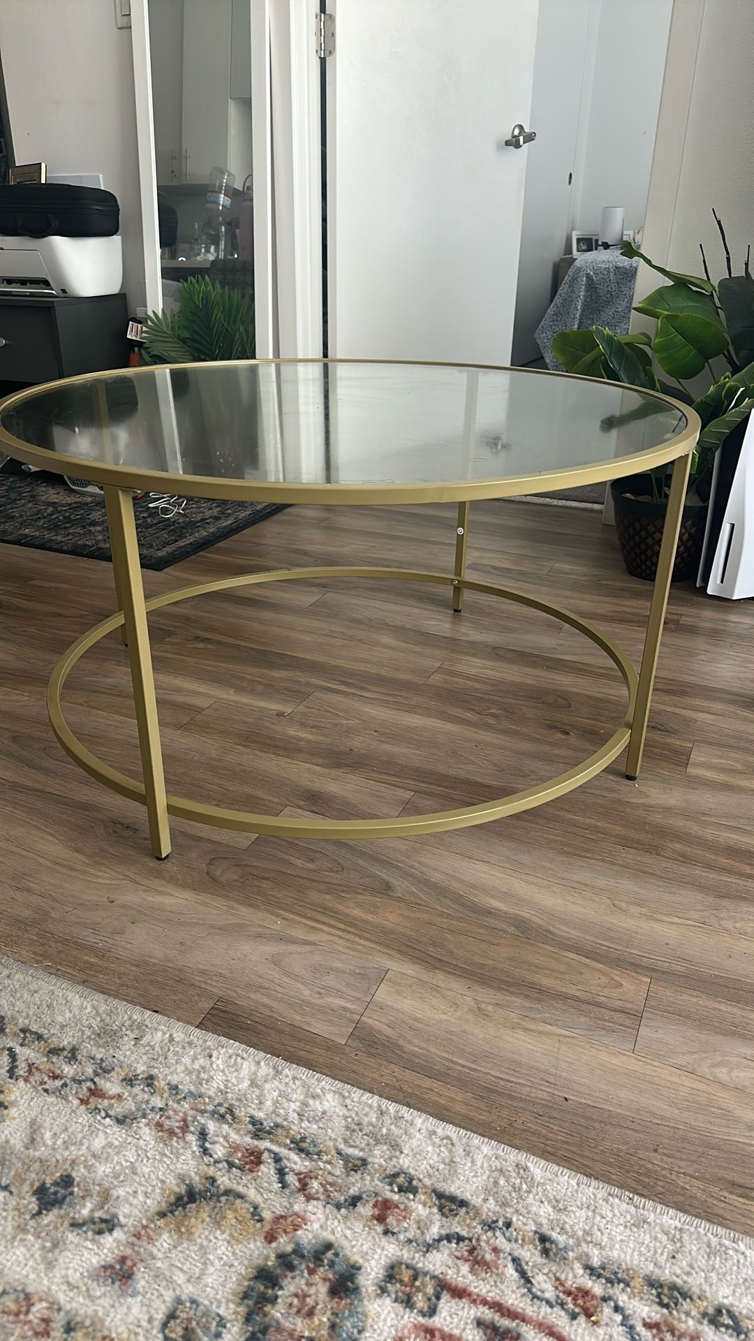 Glass Top Coffee Table