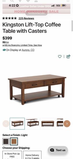 Coffee table and End Table