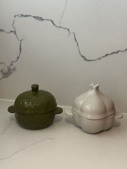 Ceramic Mini Cocotte Set of 2