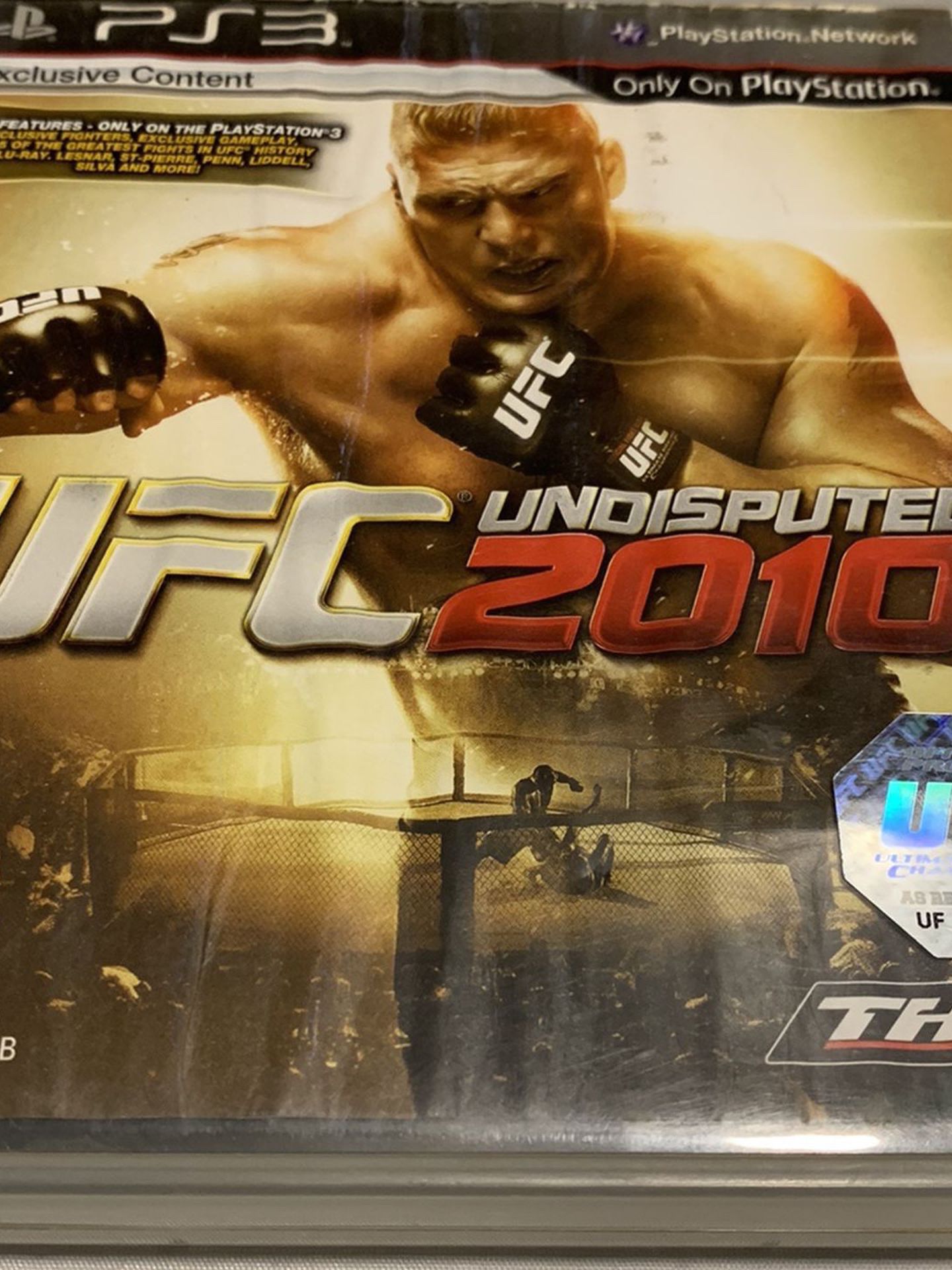 UFC Undisputed 2010 For PlayStation 3 PS3 Complete CIB Video Game