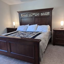 Bedroom Set King Size Bedside Table And Dresser