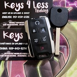 [$120 @ Pomona Indoor Swapmeet] Chevy & GMC Remote & Key Combo Set Copy (Yukon, Suburban, Tahoe)