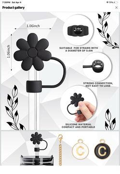 Accessories, 3PCS Straw Toppers for Stanley Straw Cover Cap, 2PCS