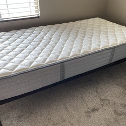 Twin Size Mattress Ortho Westbourne II w/ Bed Frame
