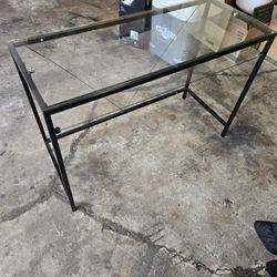 Glass Desk