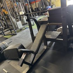 Incline bench press rack 