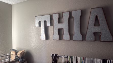 Letters for decoration
