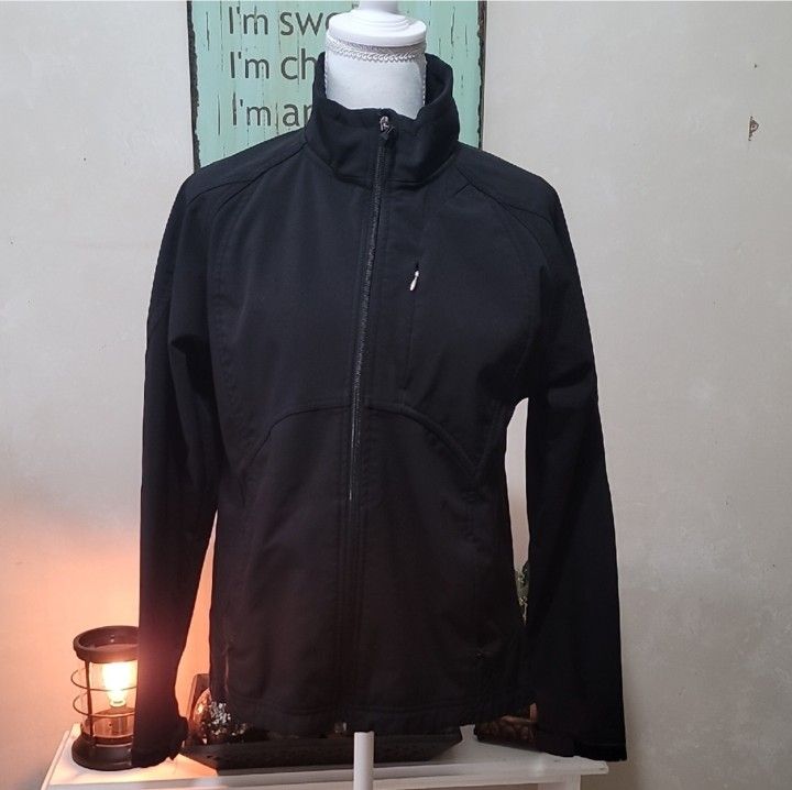 Women's Double Diamond Black Fleece Lined Fitted Jacket