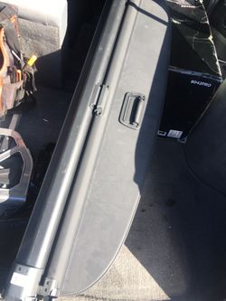 Audi Q7 roll out trunk sunvisor cover