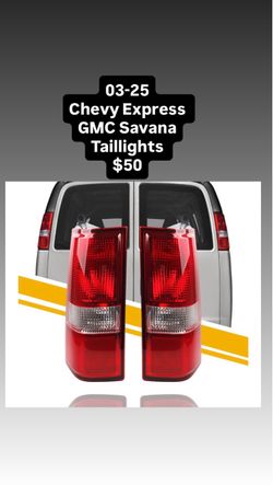 03-25 Chevy Express Van Taillights