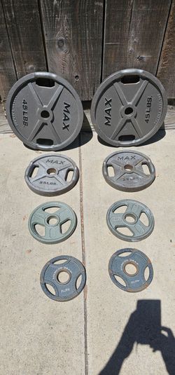 Olympic weights plates 2x45..2x25..2x10..2x5