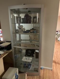 Tall Glass Cabinet