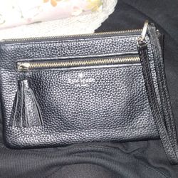 KATE SPADE Pebbled Leather Wristlet/Wallet 