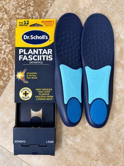 Dr. Scholl’s Plantar Fasciitis Orthotic Insoles – Women’s Size 6–10 – Arch & Heel Support