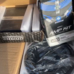 Subwoofer Sundown (size 10).  Sundown Amp. Wiring Kit (1000 Watts)