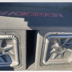 Kicker 12” Inch Subwoofer With Kicker amplifier 