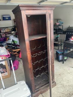 Vintage wine bottle holder