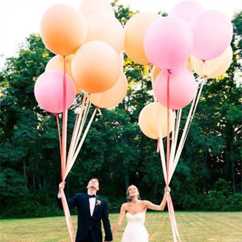 6Pcs 36"Inch Large Giant Big Latex Balloons Birthday Party Wedding Various Color