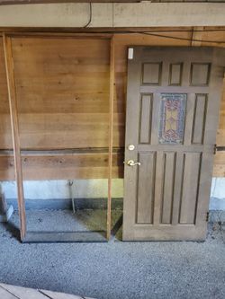 Sold Wood Exterior Door