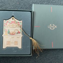 LENOX 1990 Christmas Ornament In Box 