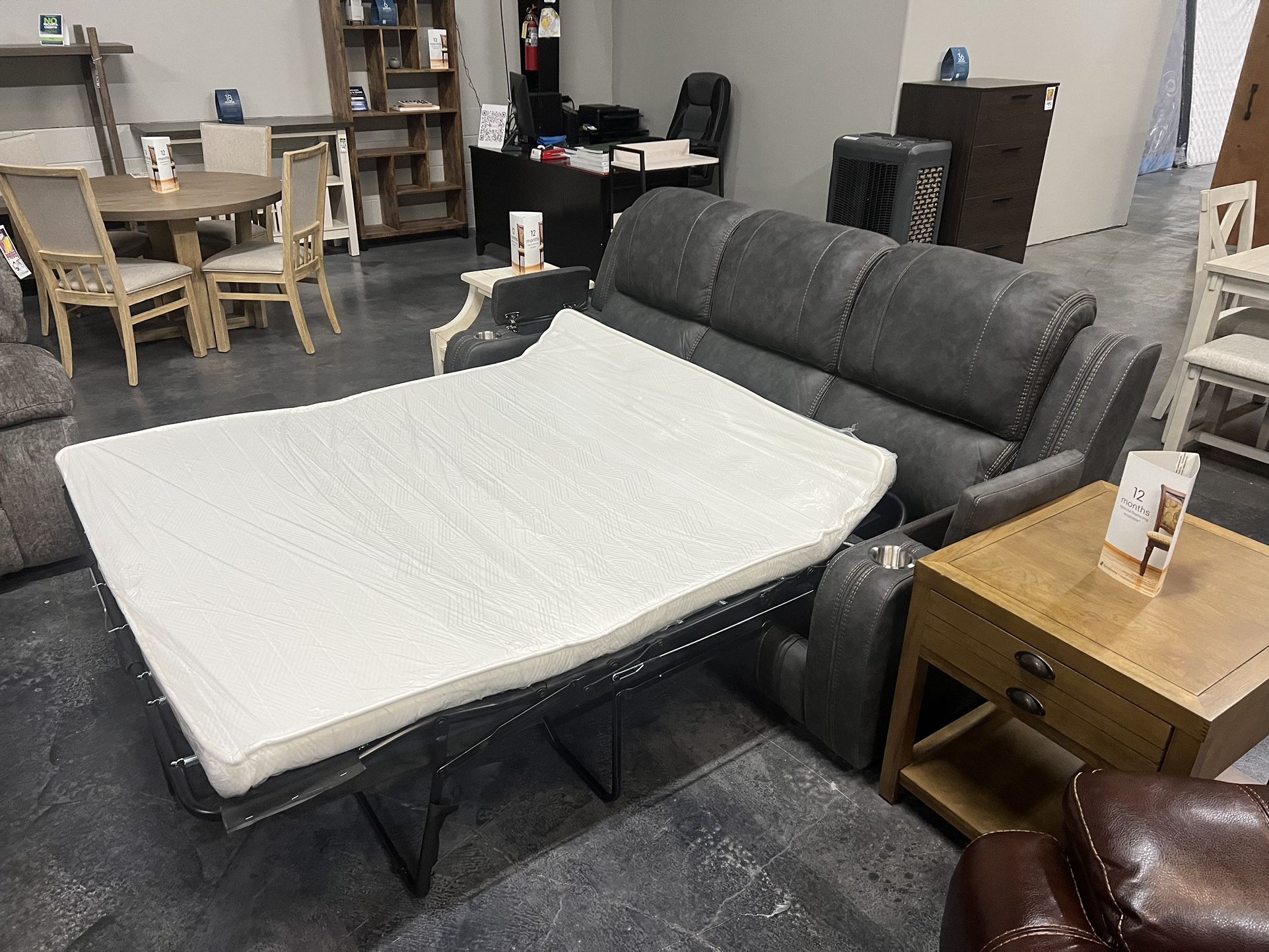 Sofa With Sleeper, Queen Sized Memory Foam Bed Sofa 