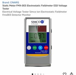 Static Meter FMX-003 Electrostatic Fieldmeter ESD Voltage Tester Electrical Voltage Tester Simco Ion Electrostatic Fieldmeter Fmx003 Detector Monitor