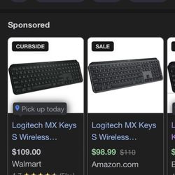 Logitech MX Keys S Wireless Keyboard, Low Profile, Fluid Precise Quiet Typing, Bluetooth, Black