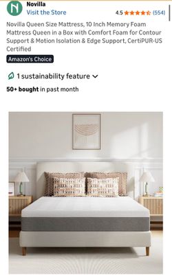 Novilla memory foam mattress
