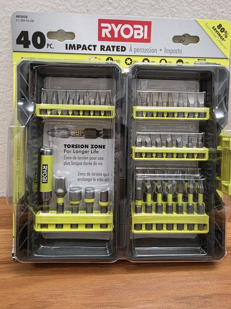 Ryobi - AR 2028 - Impac Rated Driving  kit-40 piece.
12 products (kits) are sold all together