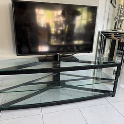 46” TV with Roku and TV Stand