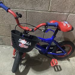 Red and blue "sigma" bike for kids