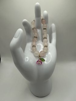 Rose Quartz & Rhinestone